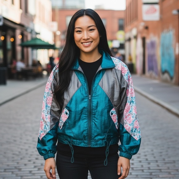 Women’s vintage 90s active coat size medium - Picture 2 of 6